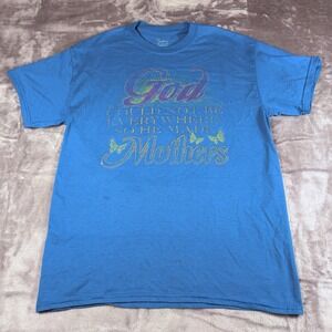 Vintage God Could Not Be Everywhere So He Made Mothers T-shirt Size Small